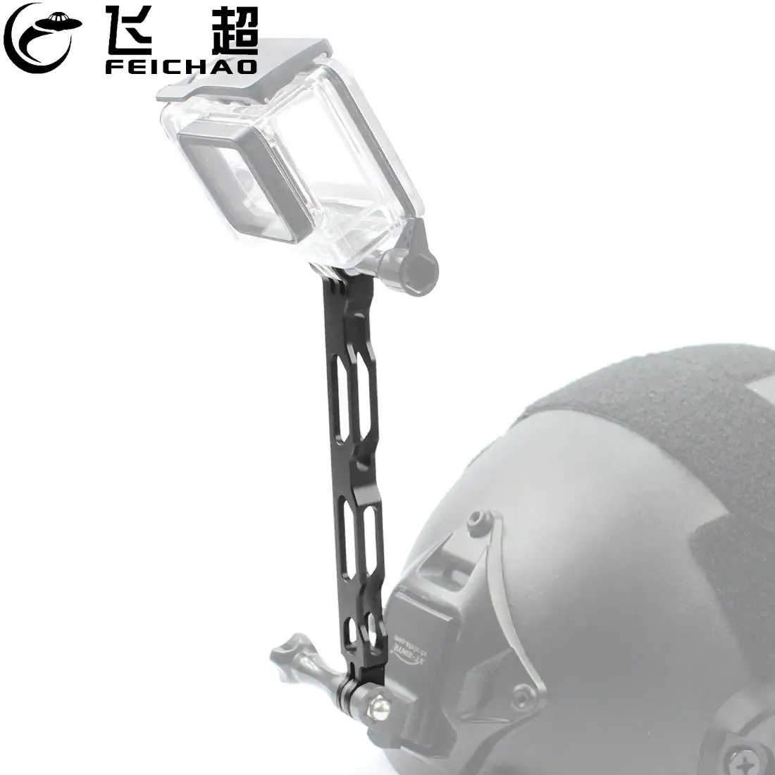 Extension Arm Helmet Mount Adapter Rod Bracket Hand Grip for GoPro Hero for Insta360 One for DJI OSMO Action Cameras Selfie Pole