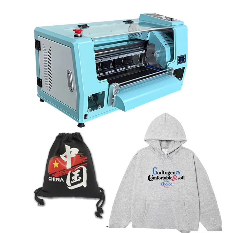 

Высокоскоростная печать с самонасадкой для очистки принтера A3 DTF Mini C/Y/K/W Многоцветный насос DIY Печать Настольный принтер A3 DTF