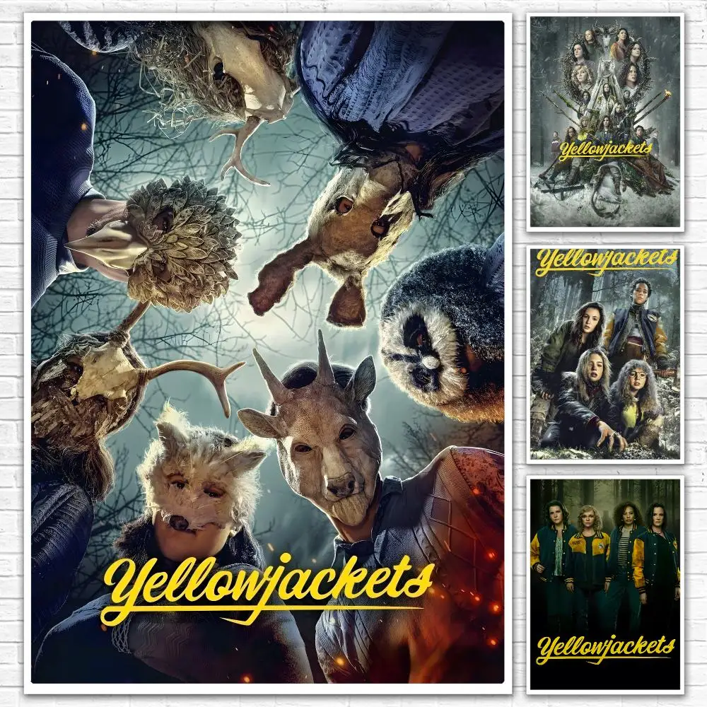 Painting Calligraphy Canvas Mural For Interior Walls Crease-Free Beautiful For Living Room Bedroom Horror Movie Y-Yellowjackets
