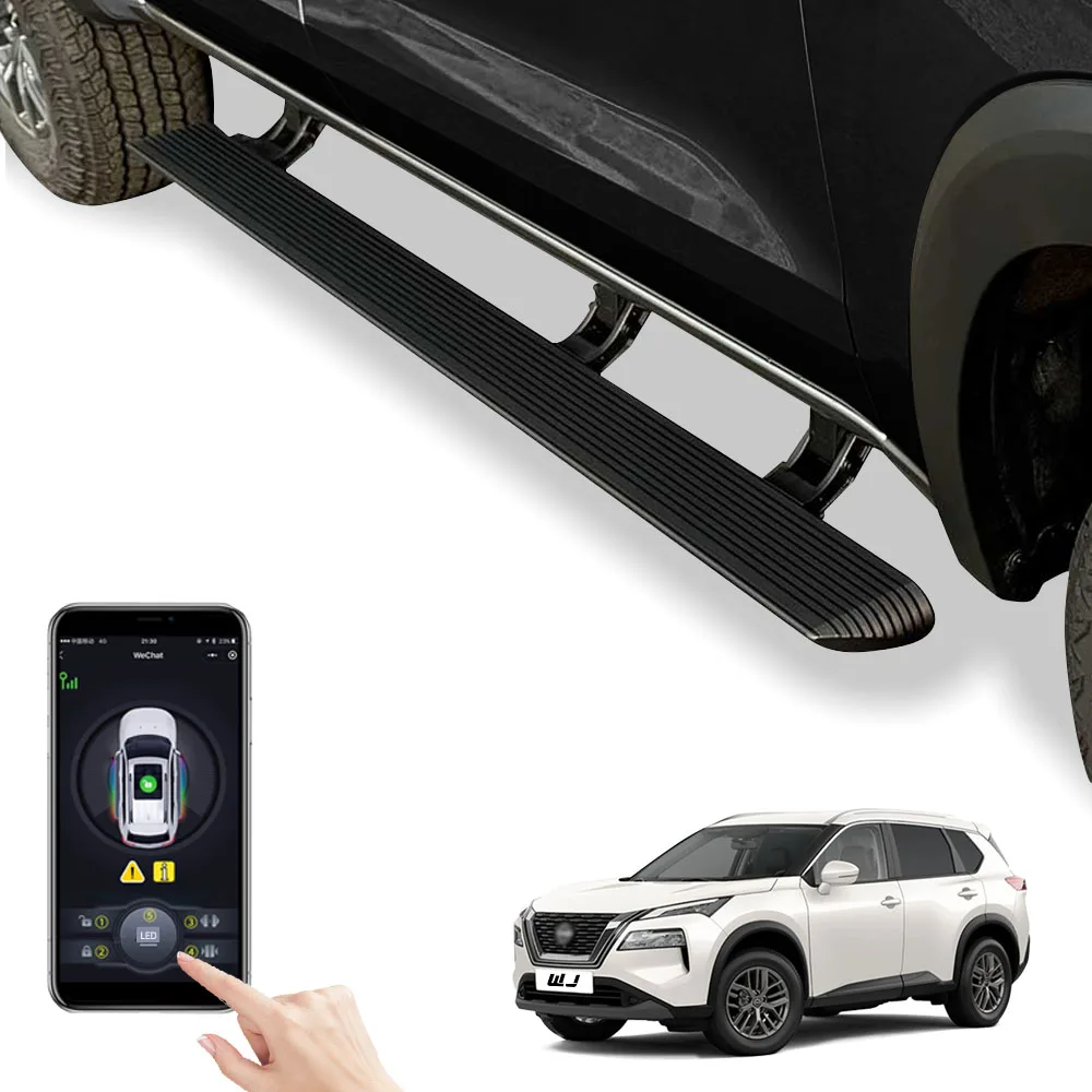 

Super Price LED Lights Car Padel SideSteps Electric Retractable Running Boards for trition Nissan XTrail