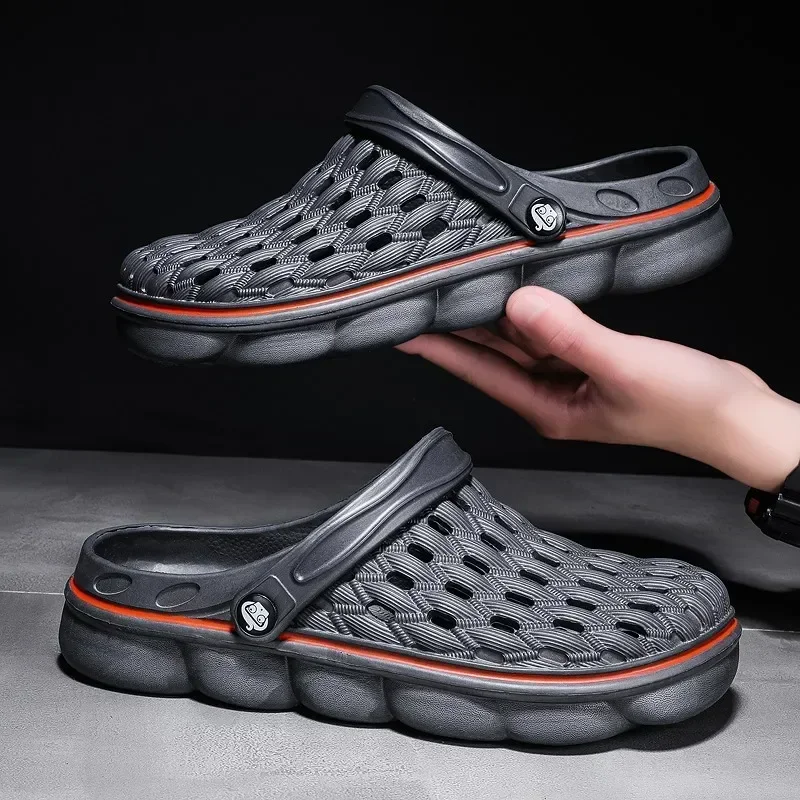 2024 Men's Sandals Women's Outdoor Beach Wading Slippers for Men Garden Home Clogs Women's Sandals Summer Hiking Sandals Men