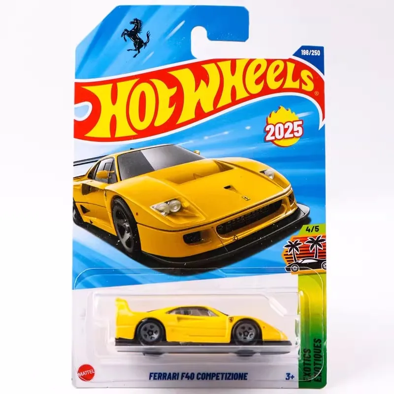 Hot Wheels Toy Car 1:64 Hotwheels Super Car Ferrari F40 e mais brinquedos para meninos presentes de aniversário