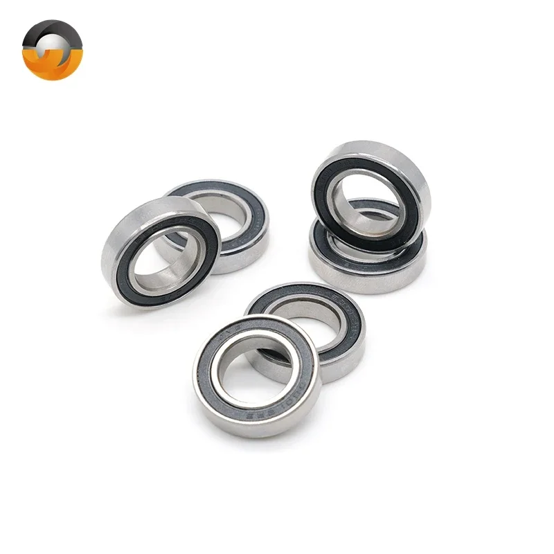 6801RS Bearing ABEC-7 12x21x5 mm Thin Section 6801-2RS Ball Bearings 61801 RS With Black Sealed L-2112DD
