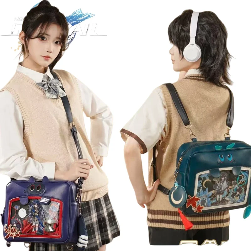 

Рюкзак Honkai: Star Rail, мультяшный дизайн, Itabag, аниме-мерч, подарок на фестиваль, большая вместимость, для Comic Con