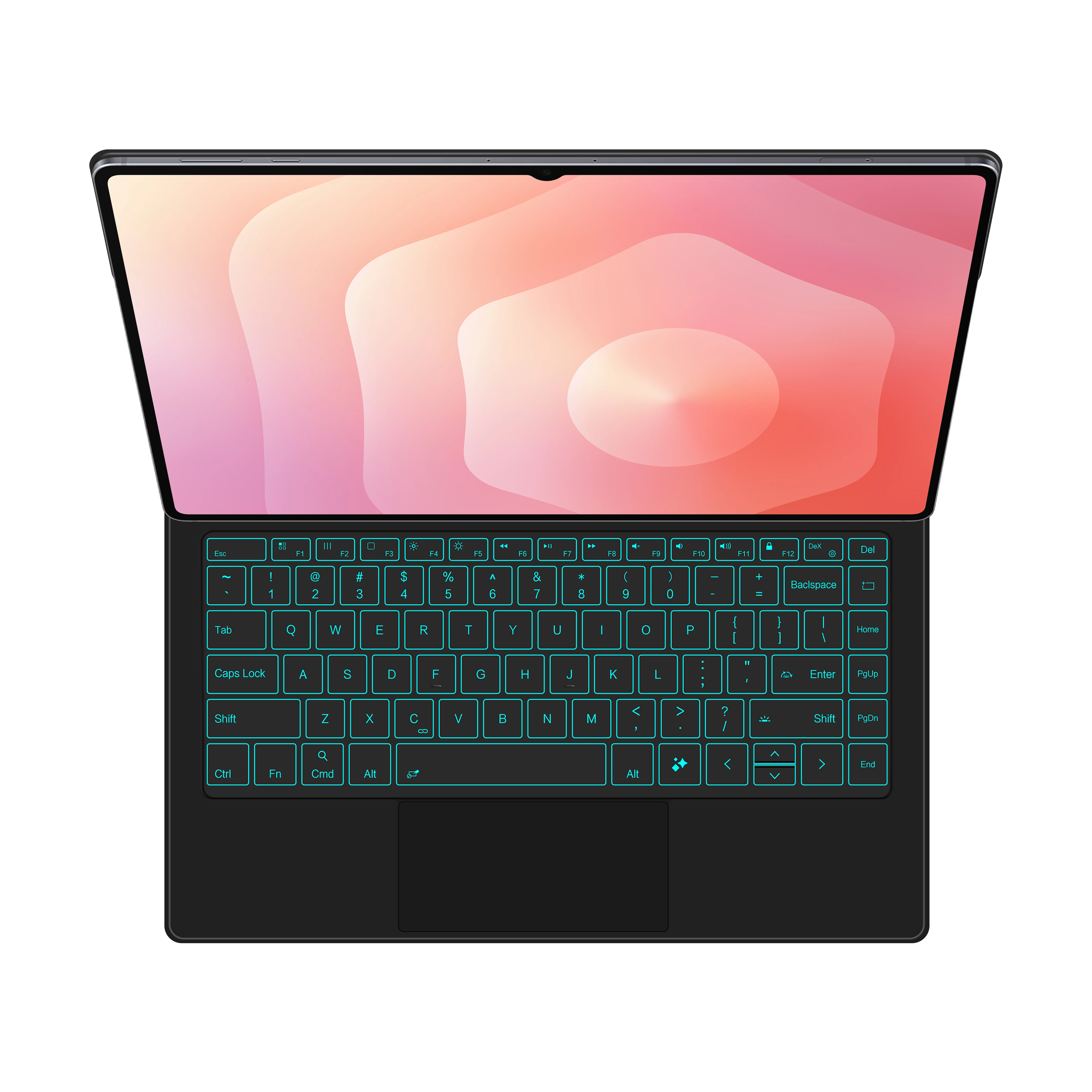 حافظة لوحة المفاتيح السحرية لهاتف سامسونج جالاكسي تاب S11 الترا 14.6 بوصة حافظة SM-X930 SM-X936B غطاء ذكي متعدد اللمس لوحة اللمس الخلفية #2