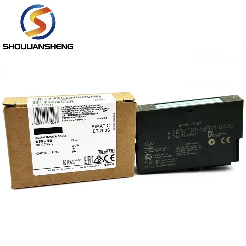 SIE PLC Controller 6ES7131-4BB01-0AB0 ET200S for PLC Programming & Industrial Control New Original in Stock