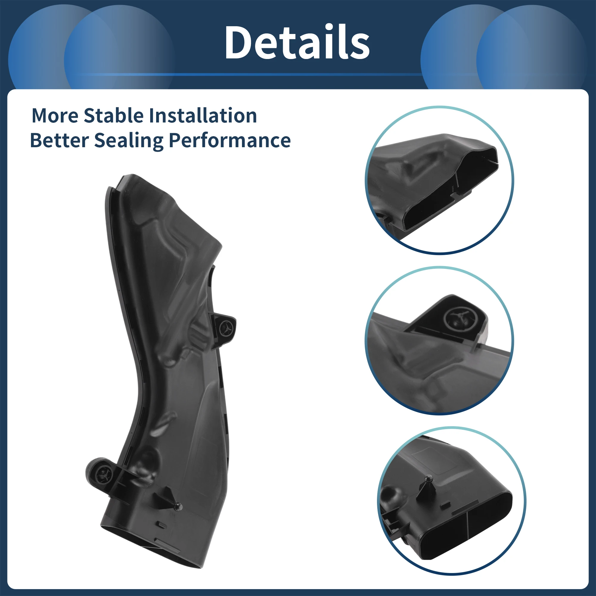 UXCELL Engine Air Intake Hose for Mercedes Benz Air Cleaner Intake Hose No.2760902637