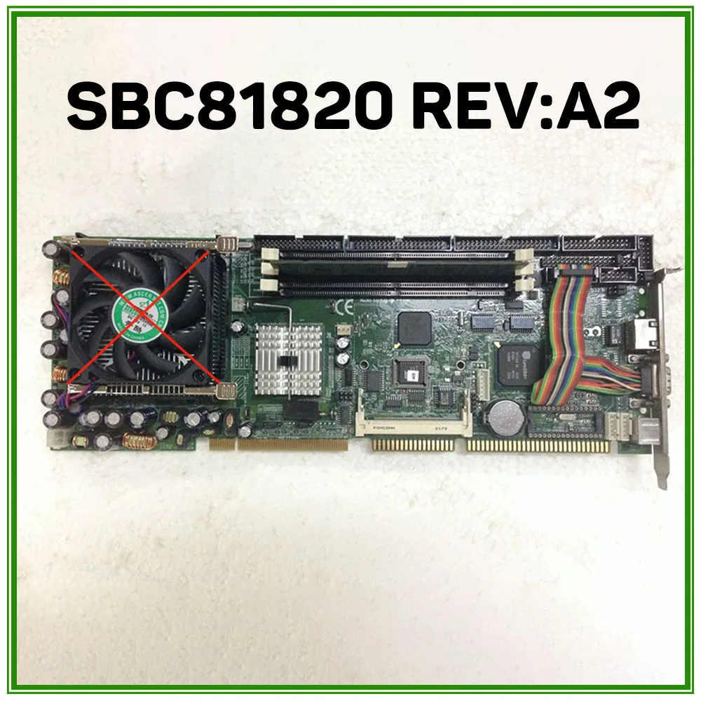 For Axiomtek Single Network Port Industrial Computer Motherboard SBC81820 REV:A2