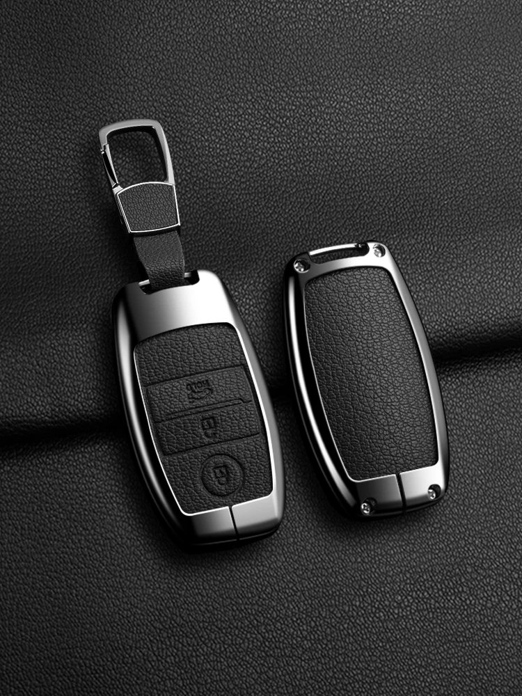 Hohe Qualität Zink-legierung Leder Auto Schlüssel Fall Abdeckung Für KIA Sportage Cerato Optima K2 K3 K4 K5 RIO Picanto Soul Sorento Sedona – Detail 4
