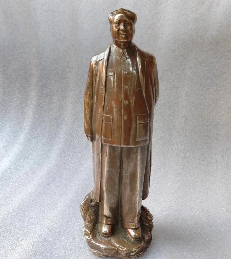 Archaize brass great leader Chairman MAO crafts statue