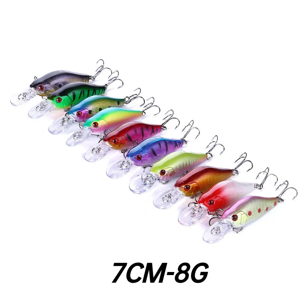 Fishing Lures Bionic Minnow Hard Bait Crankbait Jigging Floating Japanese Style Swimbait Bass Pike Trout Carp Top Water Lure