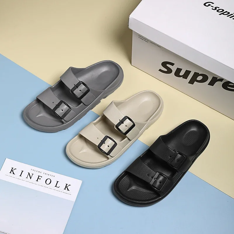 Men\'s Comfortable Slipper Man Luxury 2024 House Slippers Man Summer Shoes Men Original Living Room Slippers Mens Sandals Slipers