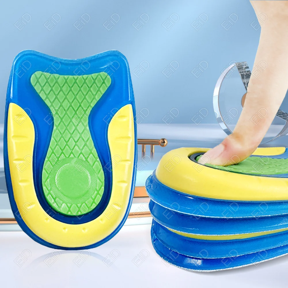 EiD Silicone insole for feet soft Half length cushion breathable foot support,suitable for plantar fasciitis Foot pain Relieve