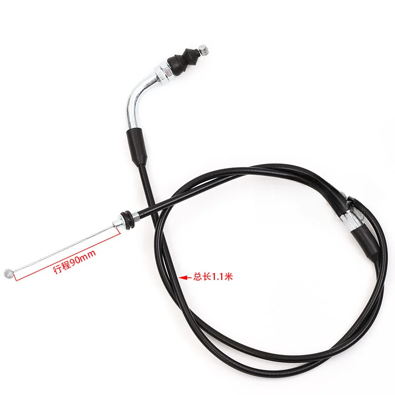 ATV Beach Bike Off-Road Motorcycle Accessories GY6 Thumb Throttle Cable 125-150CC 1.1m Throttle Cable