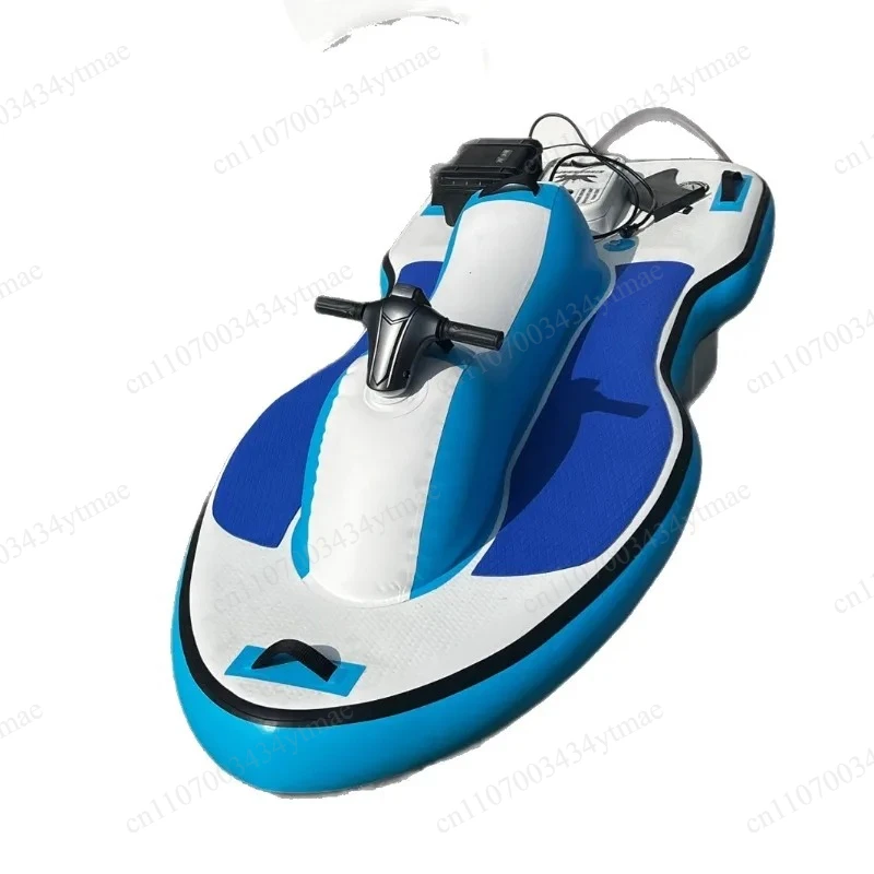Remote Control Electric Inflatable Jet Ski Underwater Propulsion Water Entertainment Riding Boat