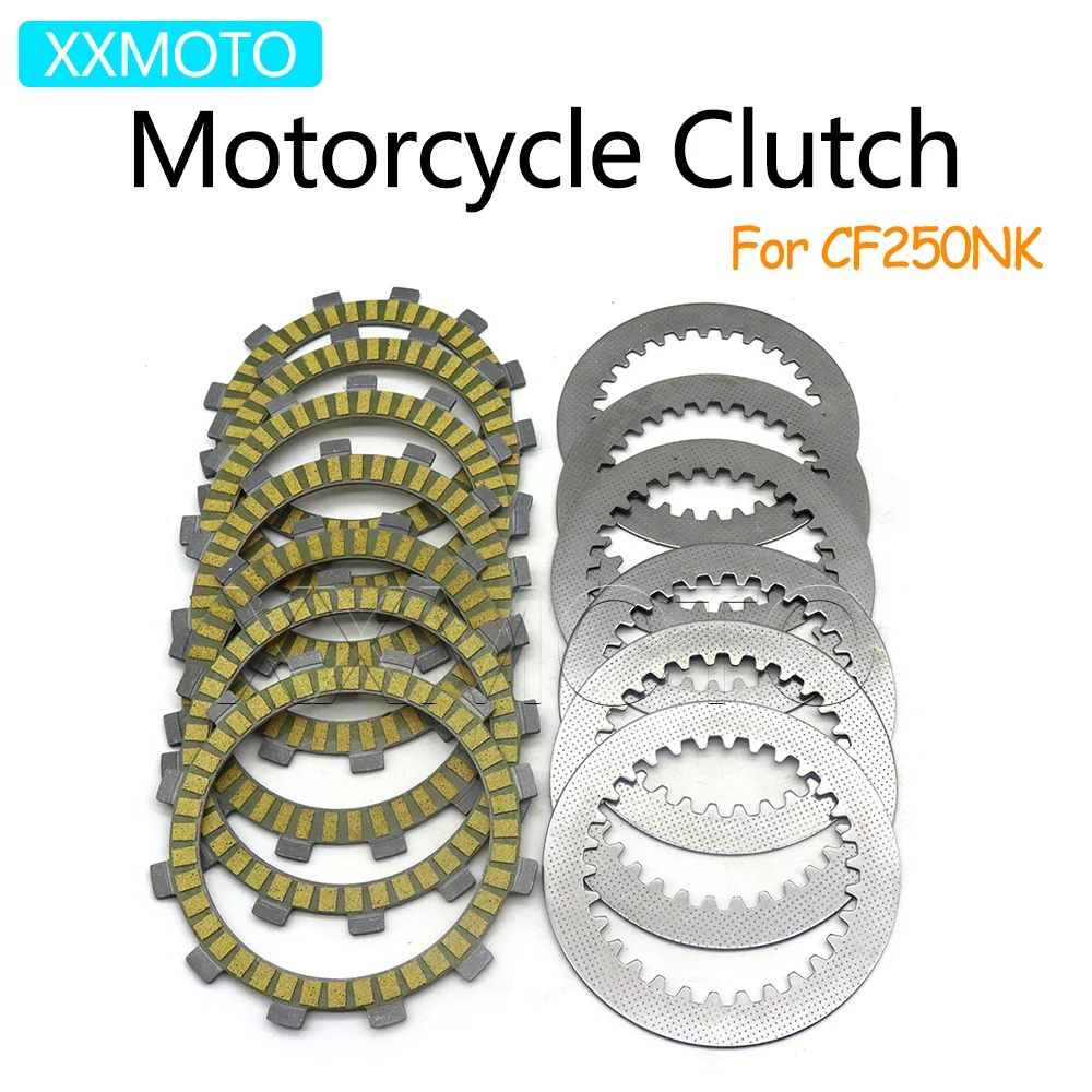 

For CFMOTO CF250NK CF 250NK CF250 NK 250 Motorcycle Clutch Plates Steel Plates Friction Disc CF250NK Engine Accessories