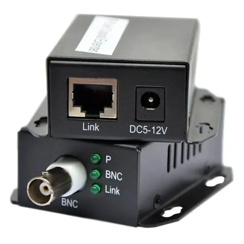 B27B For Security CCTV Network Extender 1 Pair Ethernet IP Over Coax HD EOC Coaxial Cable Transmission For Creators Camera