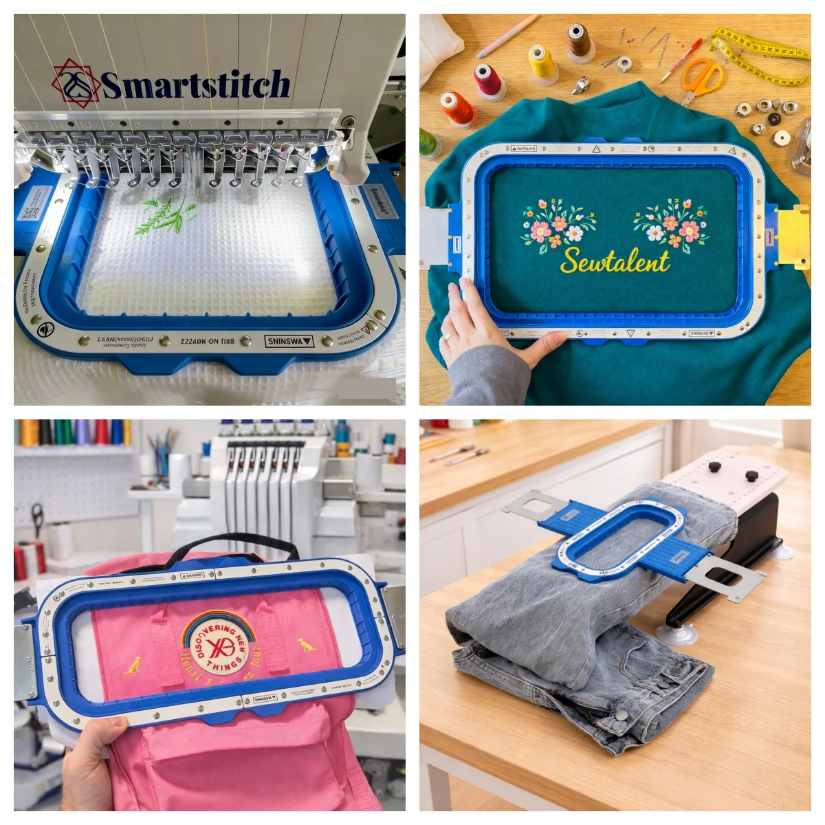 

Магнитные пяльцы для вышивания Smartstitch Mighty Hoops для машин Smartstitch S1501, S1201, S1001