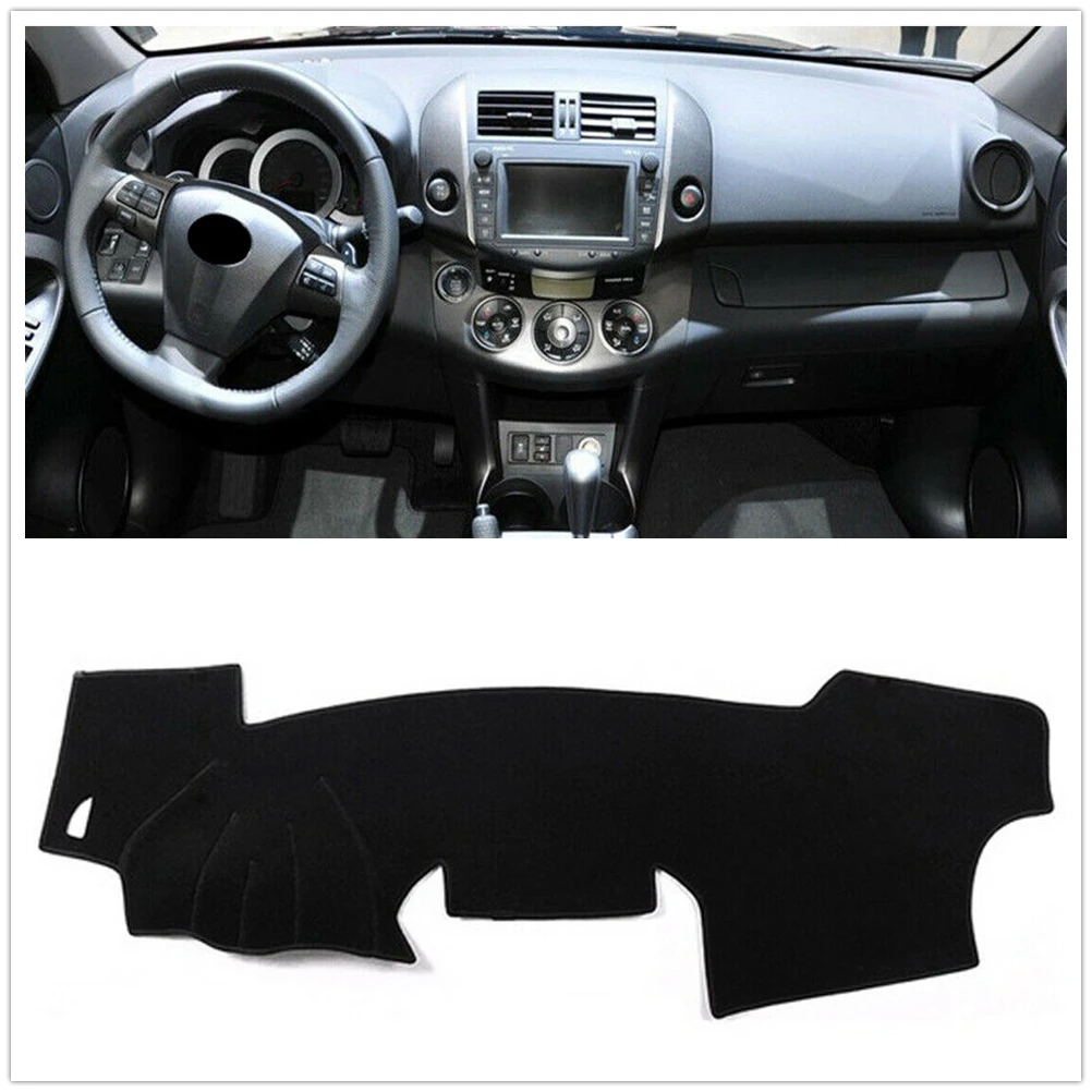 Car Front Dashboard Cover Carpet Dash Board Heat Proof Mat Shield Pad Shade Strip For Toyota RAV 4 2009-2012