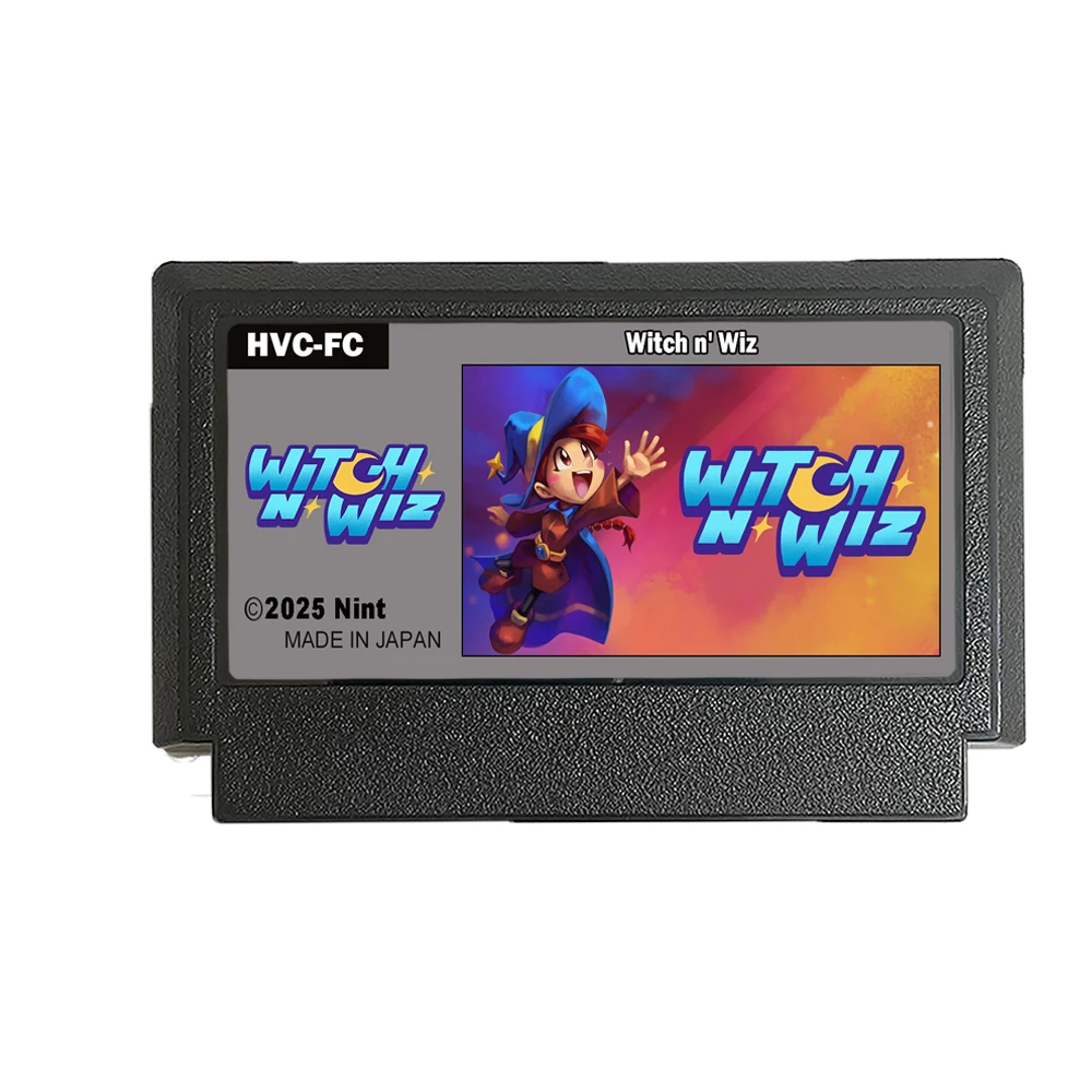 Witch n' Wiz - A Brand NEW 60 Pin FC Famicom Game Cartridge For Nintendo Family Computer Game Console