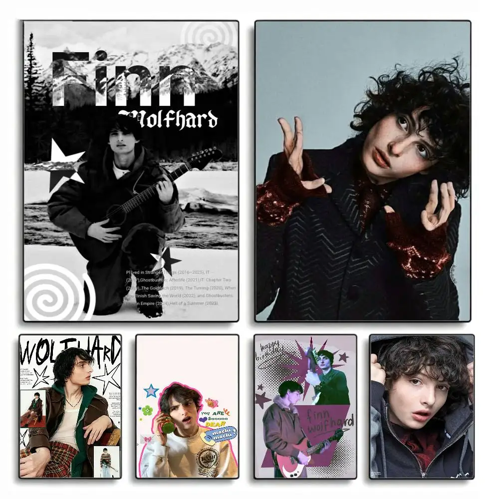 

COOL Finn W-Wolfhard-FW Poster HD Self Adhesive Waterproof Wall Art Ideal for Home Office Dorm Gift