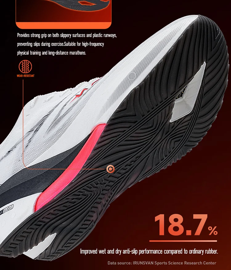 IRUNSVAN Carbonplatten-Laufschuhe mit stabiler Dämpfung eignen sich für Trainingstests und Marathon-Sportschuhe, Unisex 125 – Detail 16