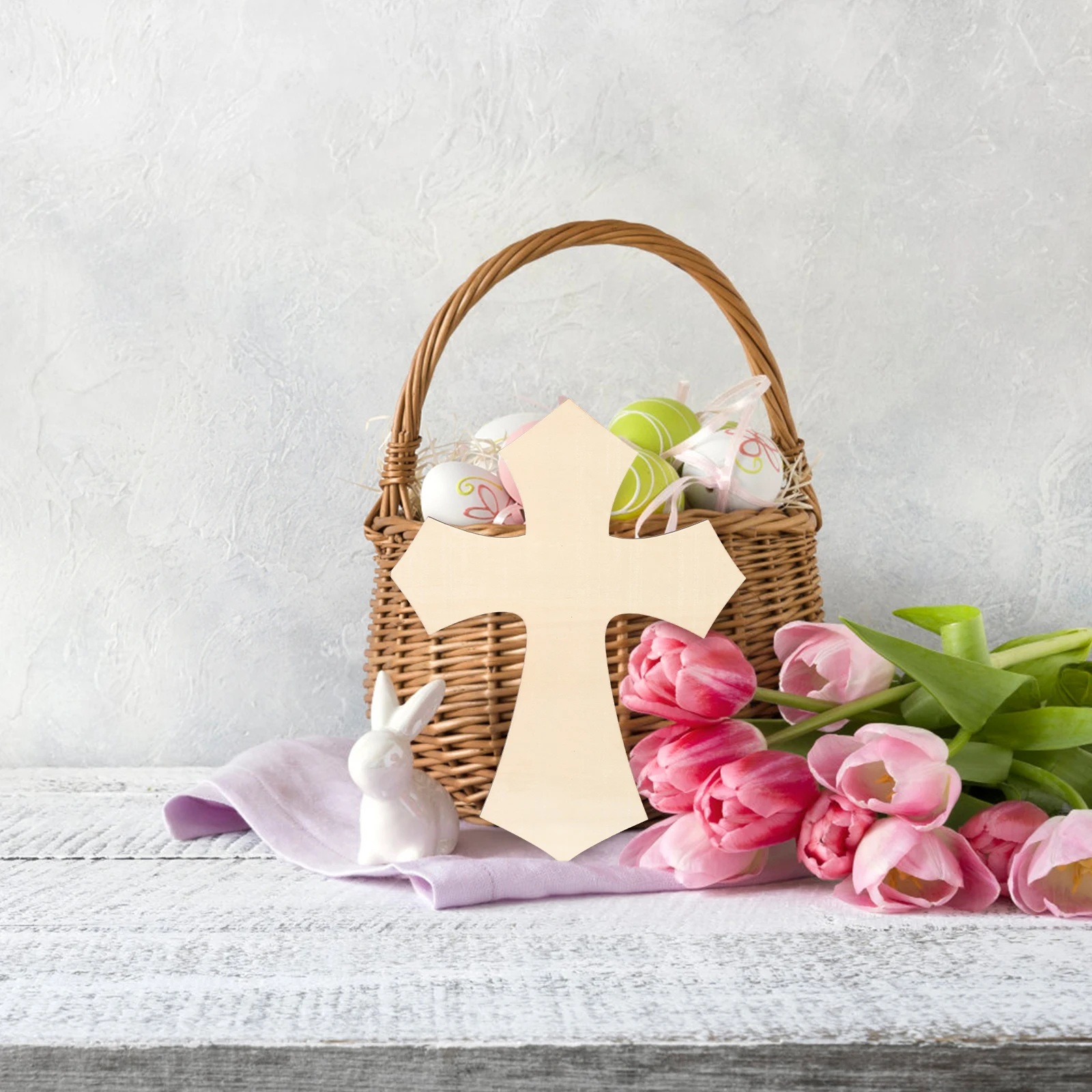 

Crosses Wood Decorations Cutouts Unfinished Poplar Craft Supplies Ornaments for