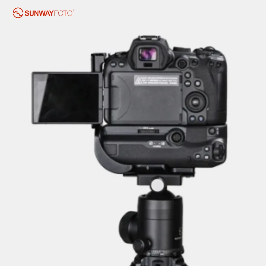 SUNWAYFOTO L-bracket for Canon EOS R5/R6, with battery grip BG-R10 Arca RRS compatible PCL-R5G