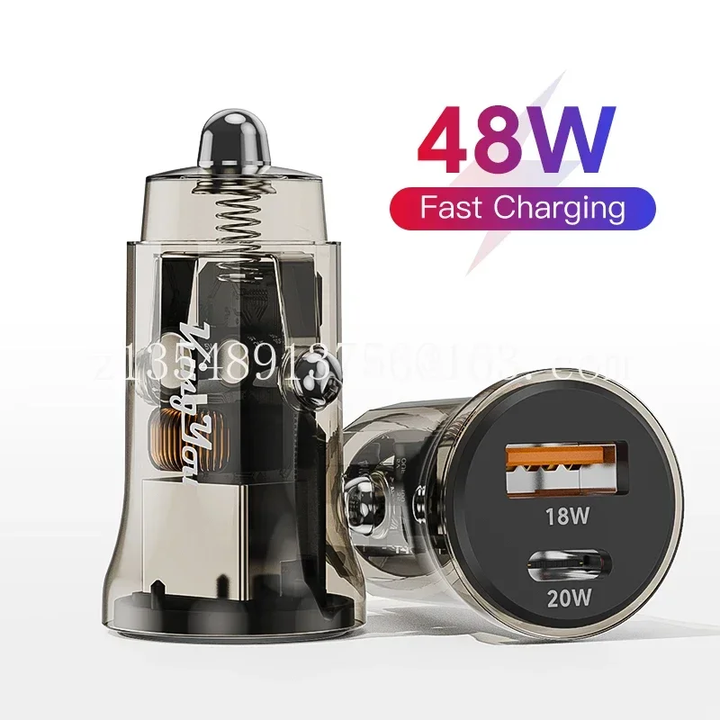 Car charger PD30W is suitable for super fast charging cigarette lighter conversion plug usb car charger