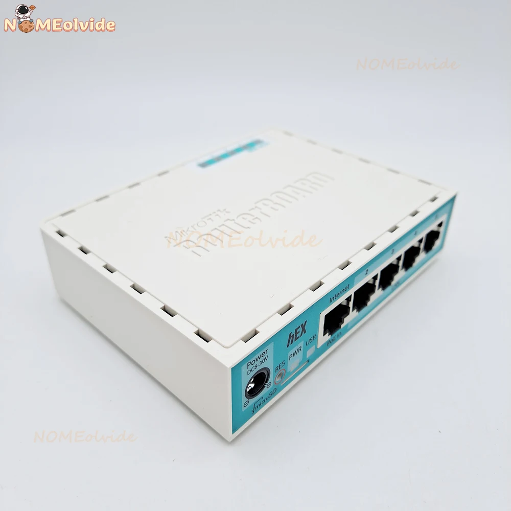 Original MikroTik Gigabit Ethernet Router hEX RB750Gr3 Router Supports 5 10/100/1000 Mbps 5 Ethernet Ports small easy to use