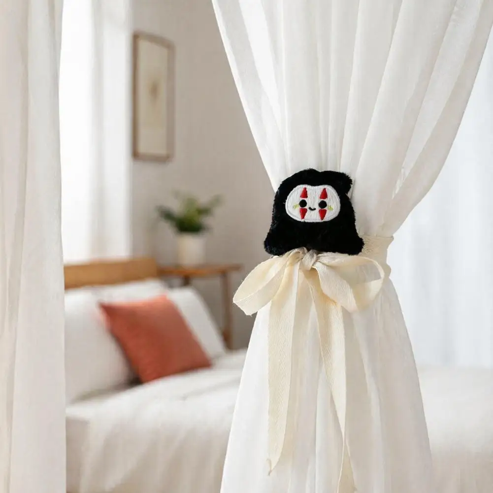 Witch Hat Curtain Holders Soft Polyester Cotton Curtain Tiebacks Halloween Curtain Tiebacks Funny Witch Hat Pumpkin for Party