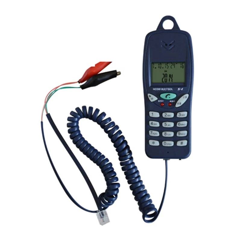 Telephone Line Checker with Caller Display Multiple Functional Line Maintenance