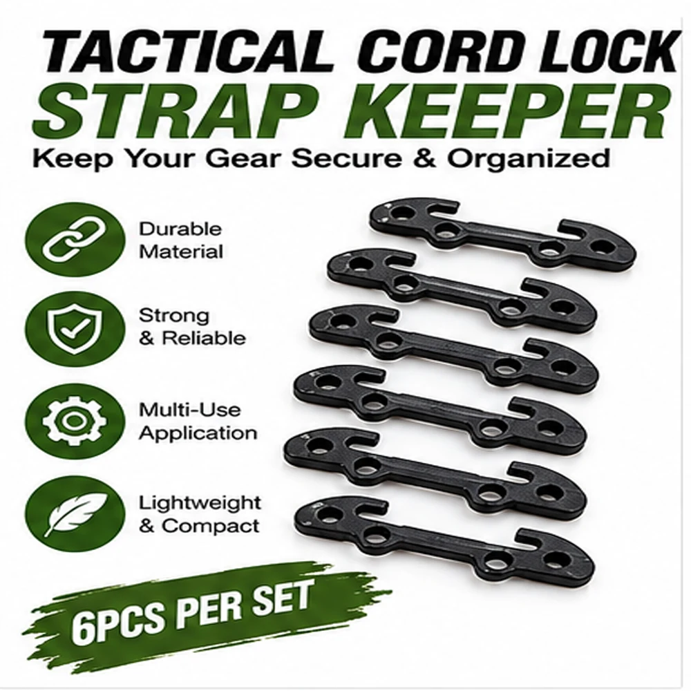 Webbing Clips Tactical Backpack Strap Hanger Hooks EDC Gear Buckles  Multipurpose Bag Fasteners Camping Hiking Gear Organization
