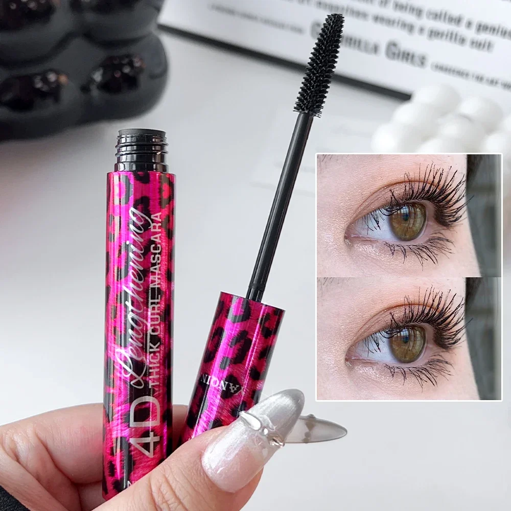 Matita eyeliner liquido 4D e set di mascara impermeabile Mascara arricciante spesso Sopracciglio Comestic Strumenti per il trucco degli occhi a lunga durata