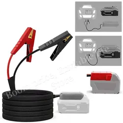 Jumper Cable Clamps forDewalt for Milwaukee/Makita 18V Battery Jumper Starter Automotive Booster Cables for Cars Trucks Vehicles