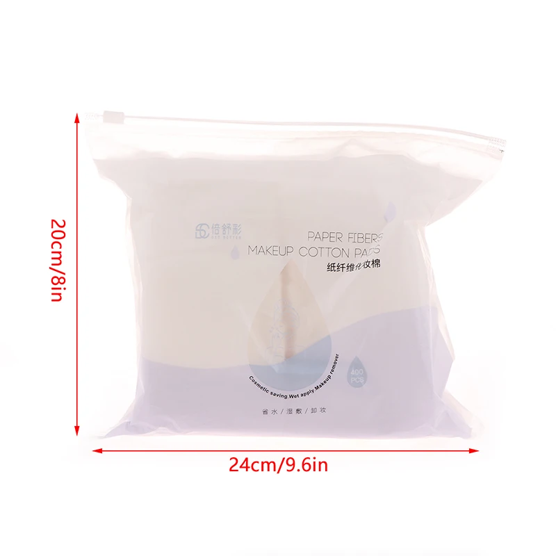 400 قطعة المتاح لمط التطهير ماكياج القطن مسح رقيقة يشكلون مزيل وسادة نظيفة ورق تنظيف الوجه أداة العناية بالوجه #6