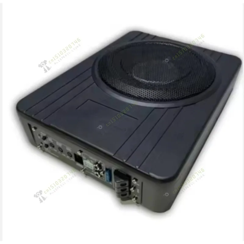 12V High-power Aluminum Alloy Car Speaker, Under The Seat Audio Modification 10-inch Ultra-thin Subwoofer