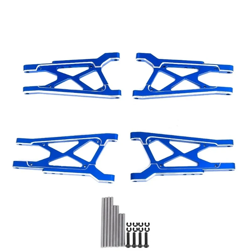 مجموعة ذراع نظام التعليق الأمامي والخلفي المعدني لـ Traxxas 1/10 Ford Fiesta ST Rally RC قطع غيار السيارات