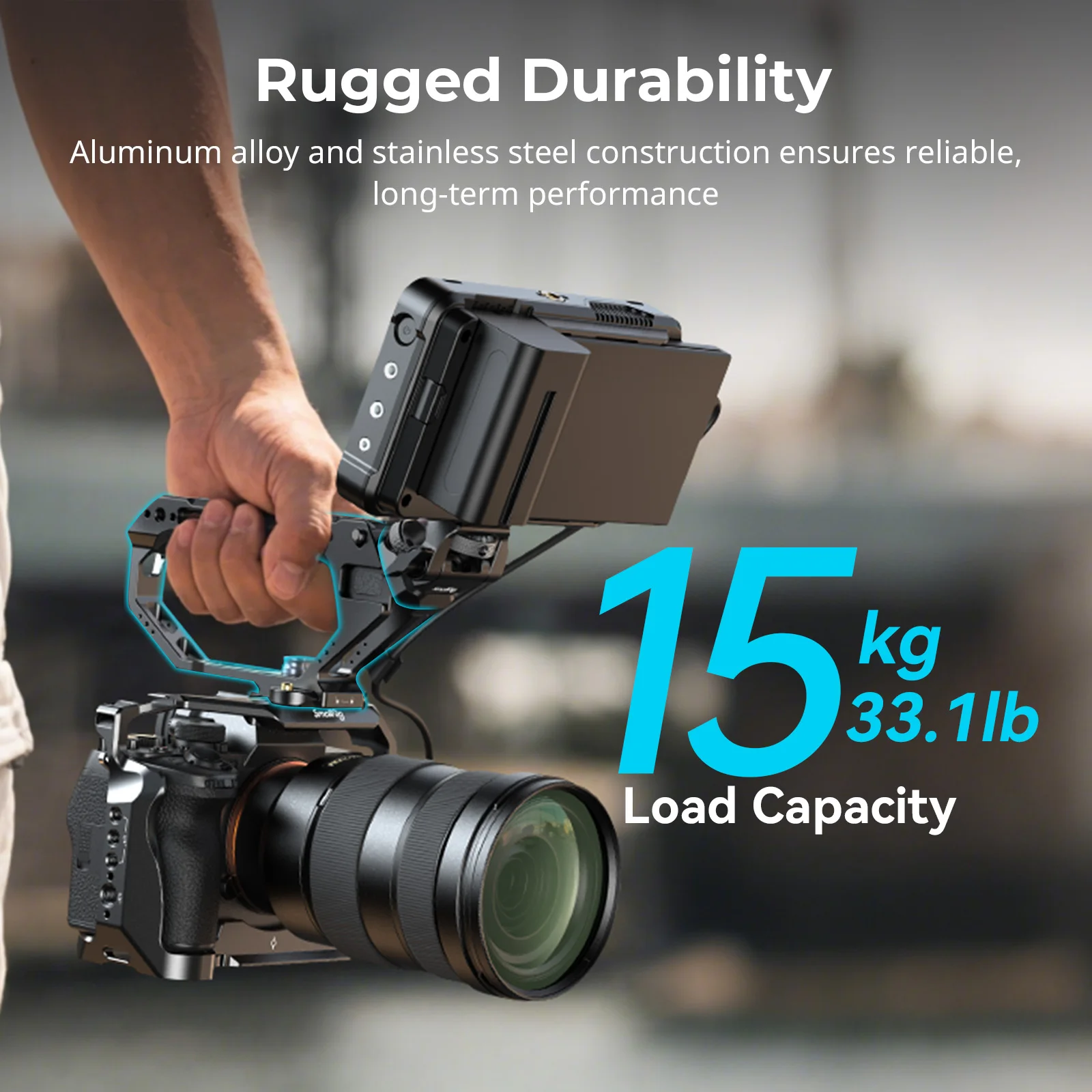 

Ручка-держатель SmallRig D-Style с креплением NATO для камеры, совместима с Sony, Canon, Fujifilm, Nikon DSLR 5661