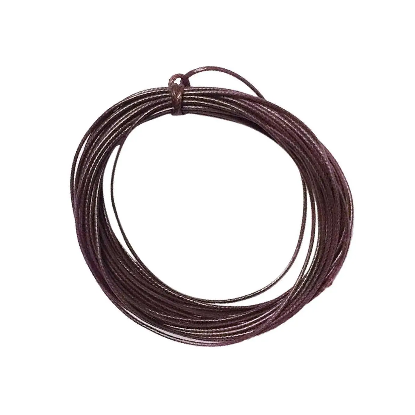 2mm Waxed Nylon Cord Jewellery Making String Findings 10m Coffee