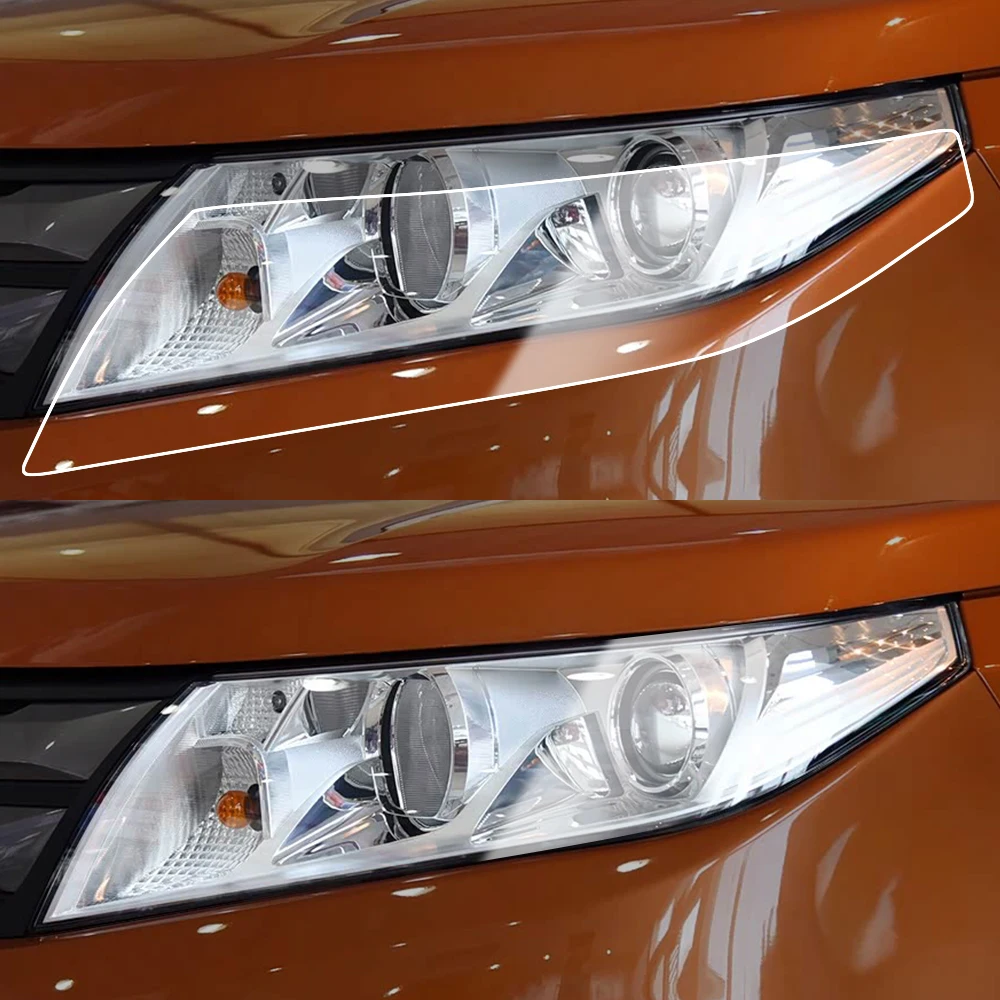 Premium TPU PPF for Suzuki Vitara 2015-2026 High-Gloss Smoke Black Pre-Cut Headlight Cover Anti-Scratch Protective Vinyl Kit view 3