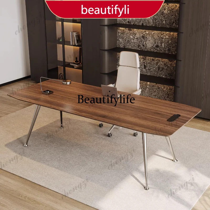 

A45 Modern Furniture Office Desks And Workstations Simple Modern Boss Desk Office Furniture Minimalist Desk Office Table