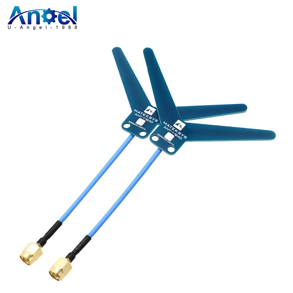 2PCS Matek Systems ANT-Y1240 1.2Ghz 1.3GHZ 3dBi DIPOLE FPV Antenna for RC Drone Airplane Goggles Monitor Transmitter Receiver