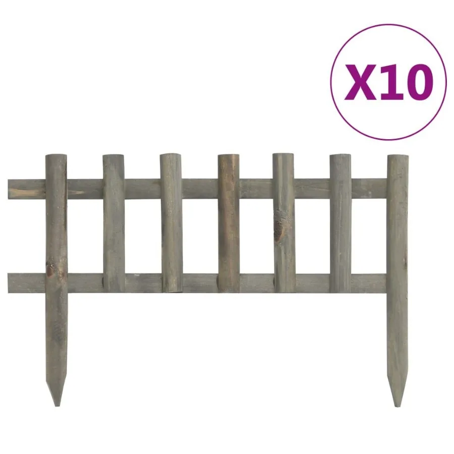 

Lawn Edgings 10 pcs Firwood 14.4'