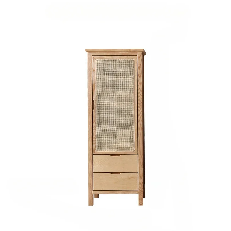 

Vine woven solid wood color living room, high and low storage cabinets, inn, homestay, Japanese style small unit
