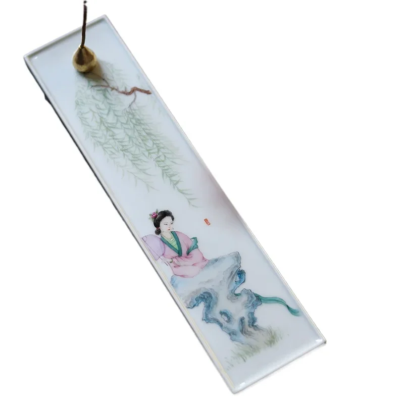 Spring is like old, Jingdezhen hand-painted glaze beauty incense insert