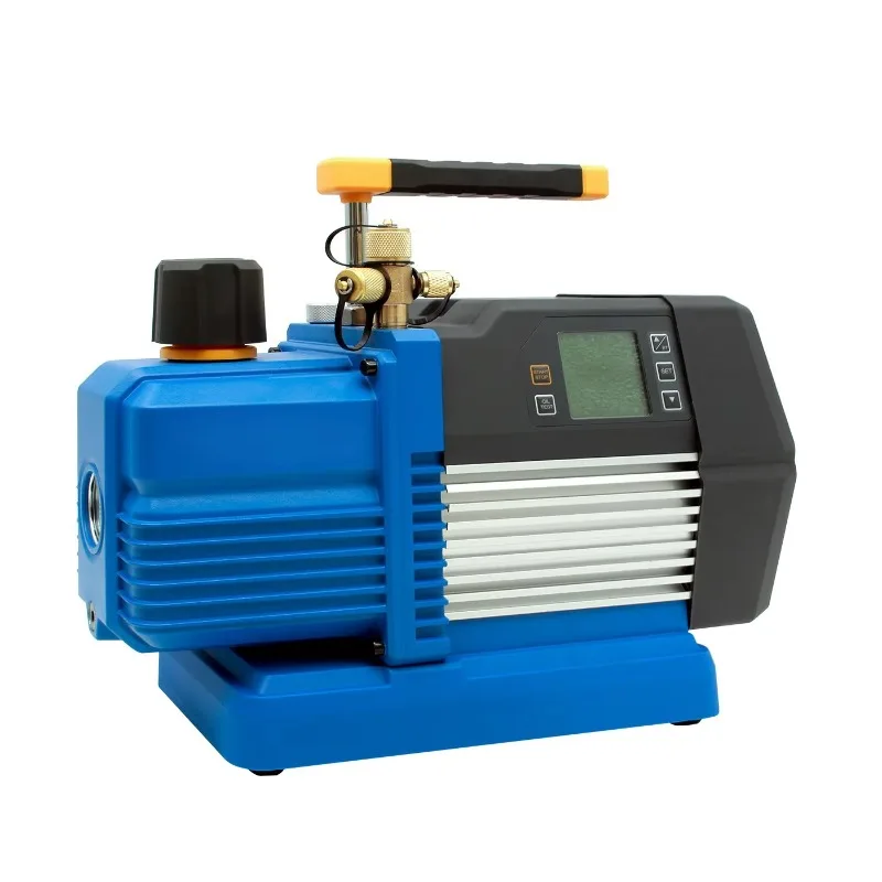 Industrial Value Smart Vacuum Pump 4L Dual Stage Bluetooth APP Digital Display For HVAC AC Refrigeration Central Air Conditioner