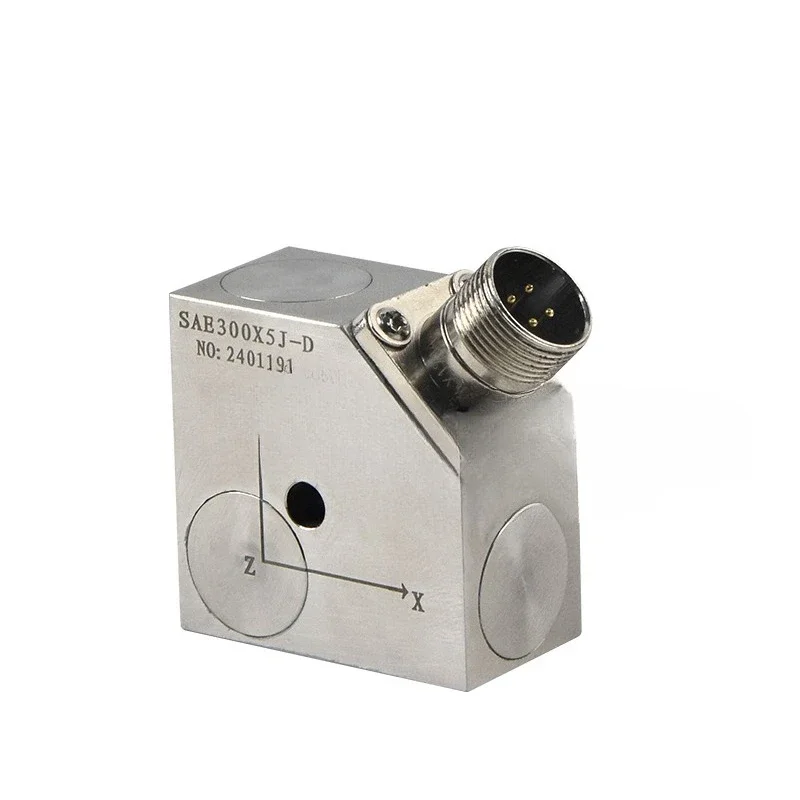 Three-way acceleration se sor ICP (IEPE) has strong anti-interference, high sensitivity and light we ight