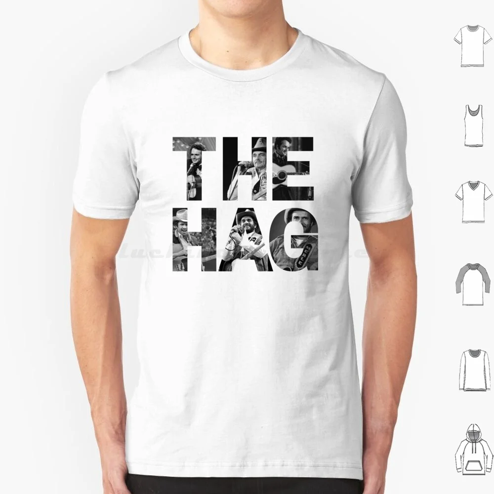 Camiseta Merle Haggard "The Hag", talla grande, 100% algodón, Merle Haggard, Merlehaggard, Thehag, música country, country clásico