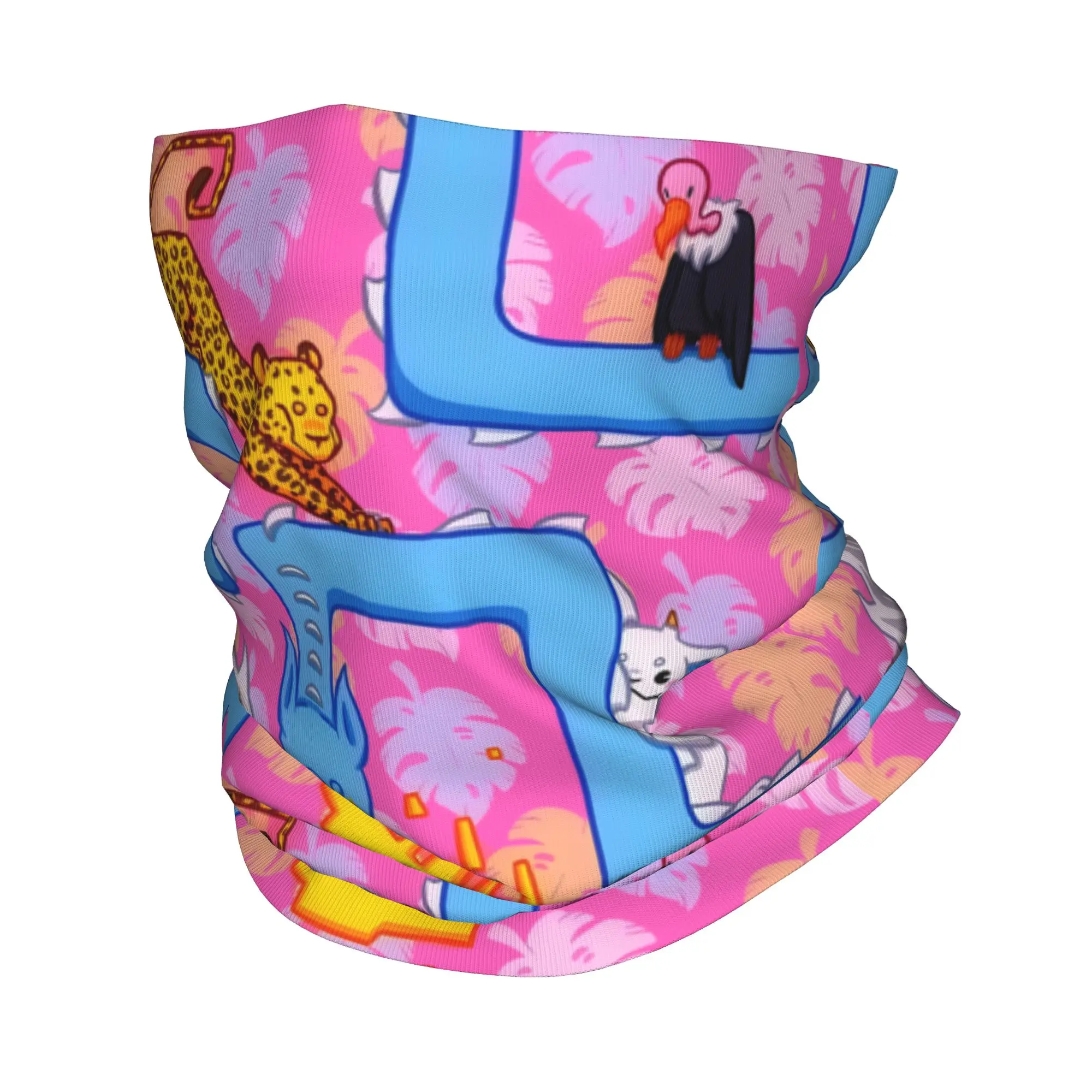 

Зимняя повязка на голову с героями мультфильмов T-Twentys, теплая повязка на голову для женщин и мужчин, походный шарф-труба для кемпинга, музыкальная бандана для лица, гетры